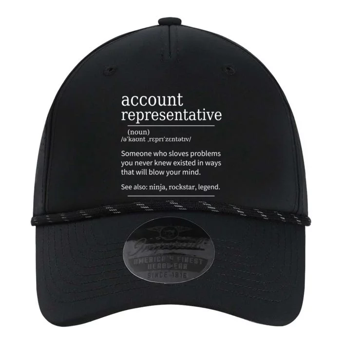 Funny Account Representative Definition Cute Gift Performance The Dyno Cap