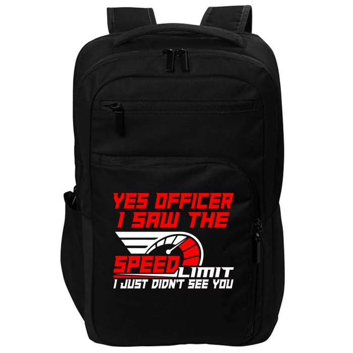 Funny Auto Racing For Car And Motorcycle Enthusiasts Gift Impact Tech Backpack