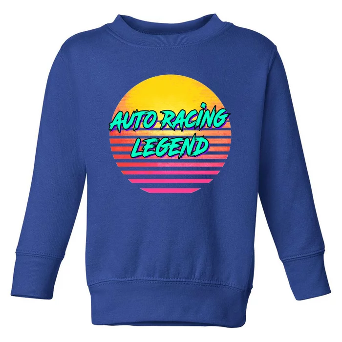 Funny Auto Racing Gift Toddler Sweatshirt