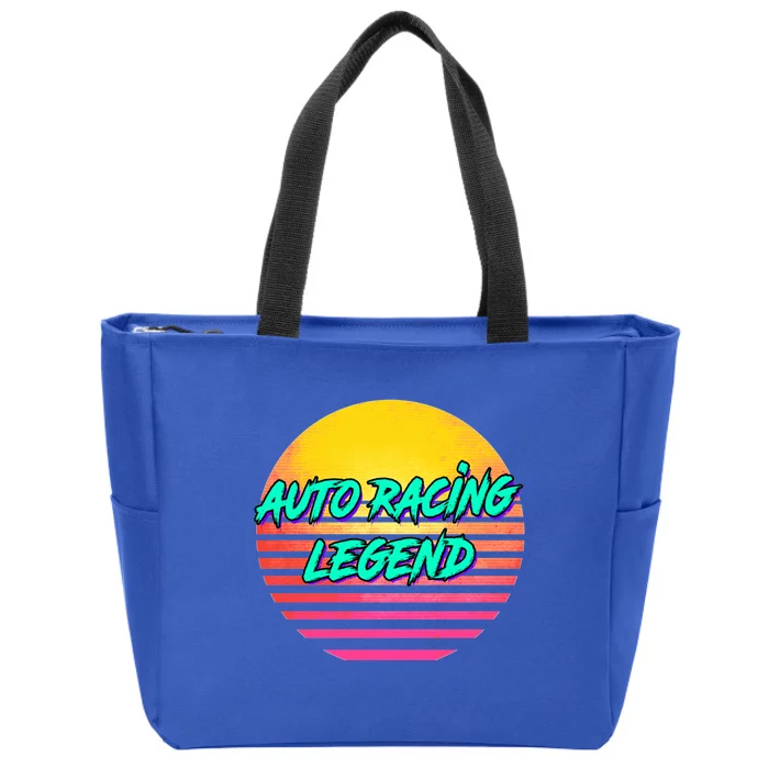 Funny Auto Racing Gift Zip Tote Bag