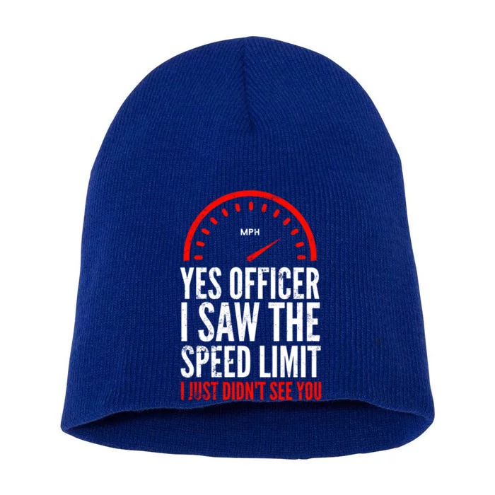 Funny Auto Racing Gift For Car And Motorcycle Enthusiasts Short Acrylic Beanie