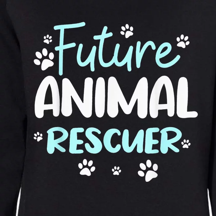 Future Animals Rescuer Veterinarian Rescue Dog Rescue Cat Womens California Wash Sweatshirt