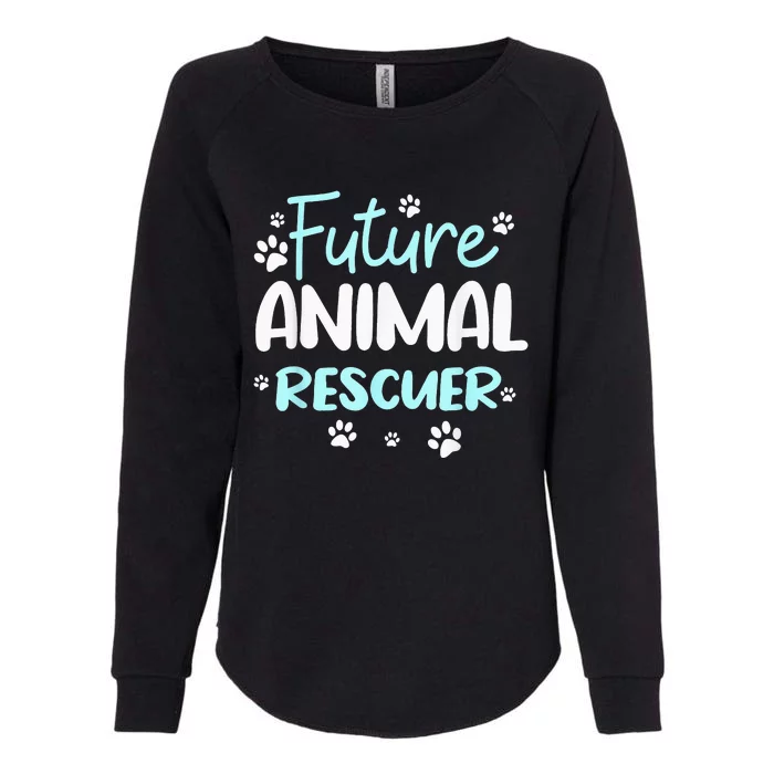 Future Animals Rescuer Veterinarian Rescue Dog Rescue Cat Womens California Wash Sweatshirt