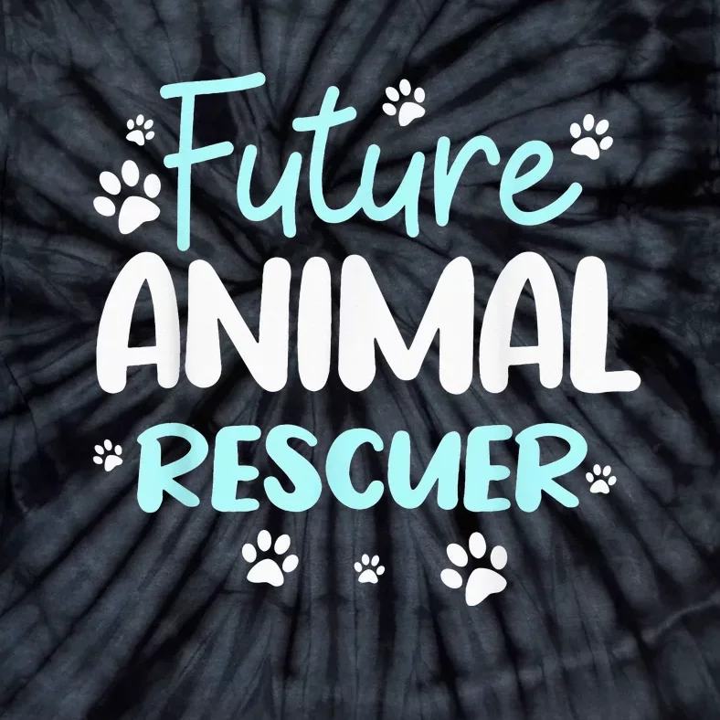 Future Animals Rescuer Veterinarian Rescue Dog Rescue Cat Tie-Dye T-Shirt