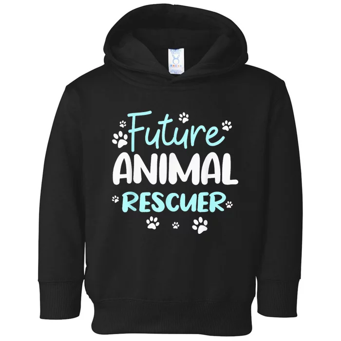 Future Animals Rescuer Veterinarian Rescue Dog Rescue Cat Toddler Hoodie