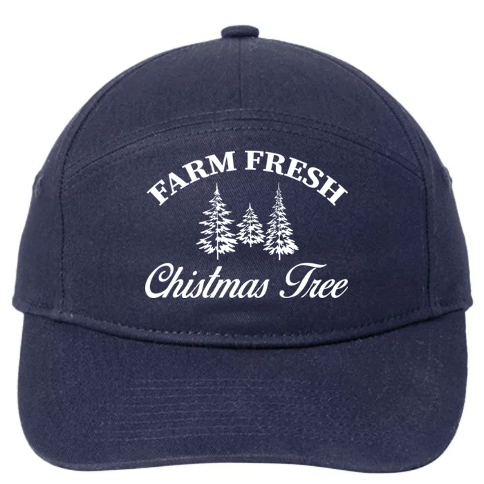 Farm Fresh Christmas Tree 7-Panel Snapback Hat