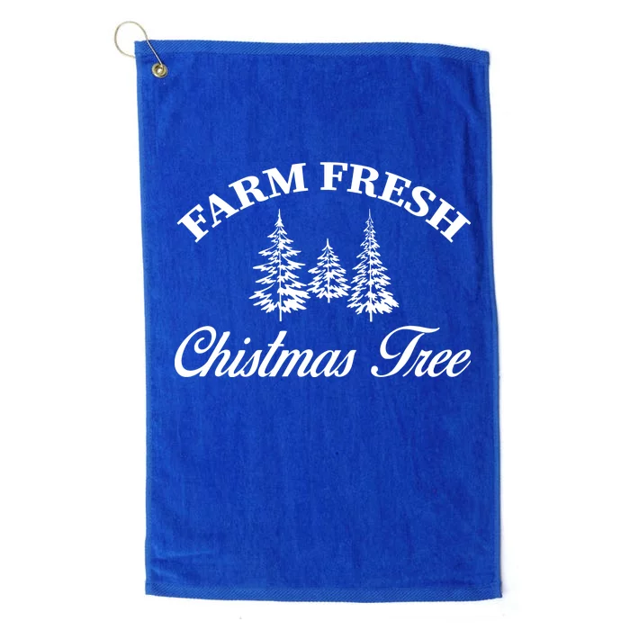 Farm Fresh Christmas Tree Platinum Collection Golf Towel