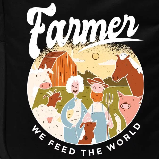 Farmer We Feed The World Impact Tech Backpack