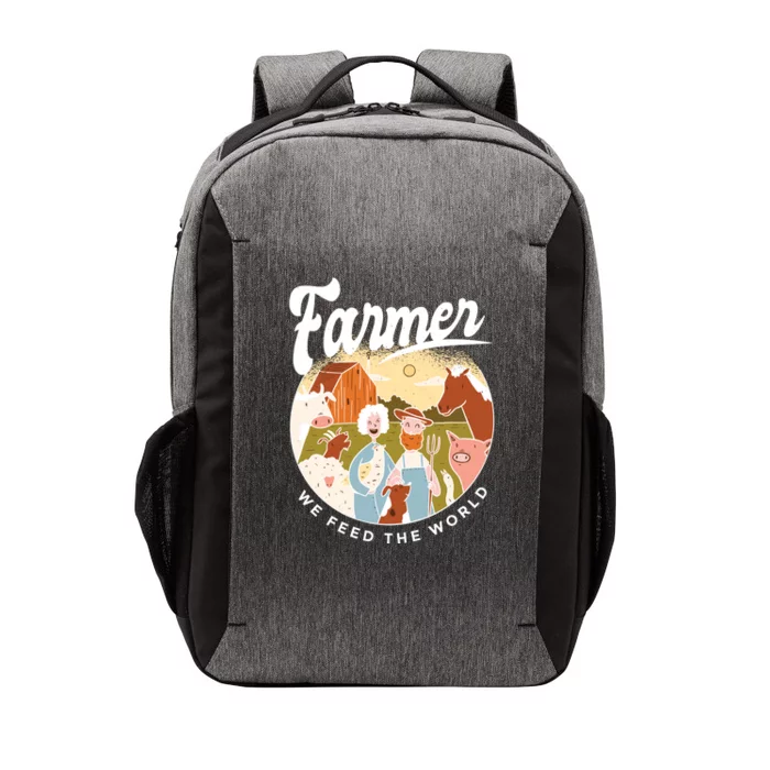 Farmer We Feed The World Vector Backpack