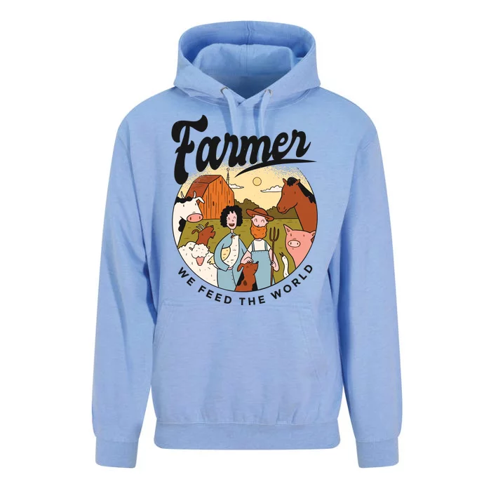 Farmer We Feed The World Unisex Surf Hoodie