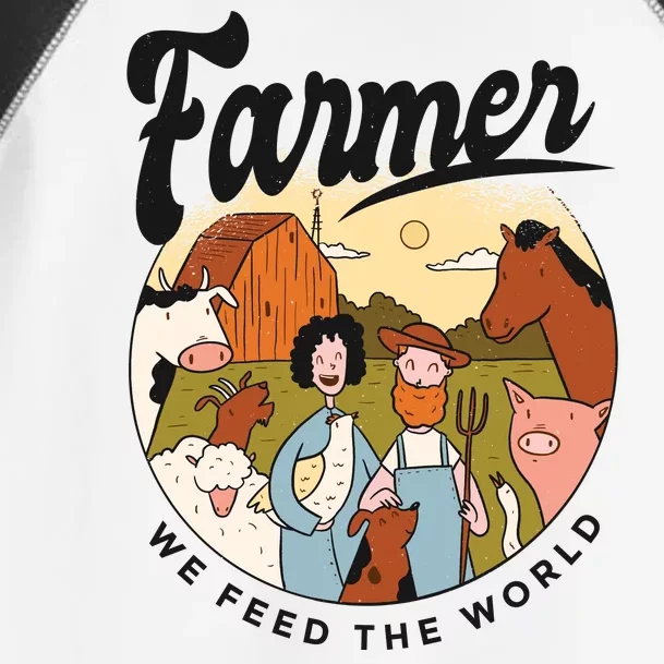 Farmer We Feed The World Toddler Fine Jersey T-Shirt