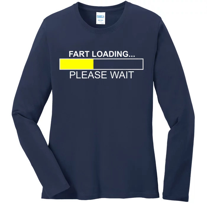 Fart Loading Ladies Long Sleeve Shirt