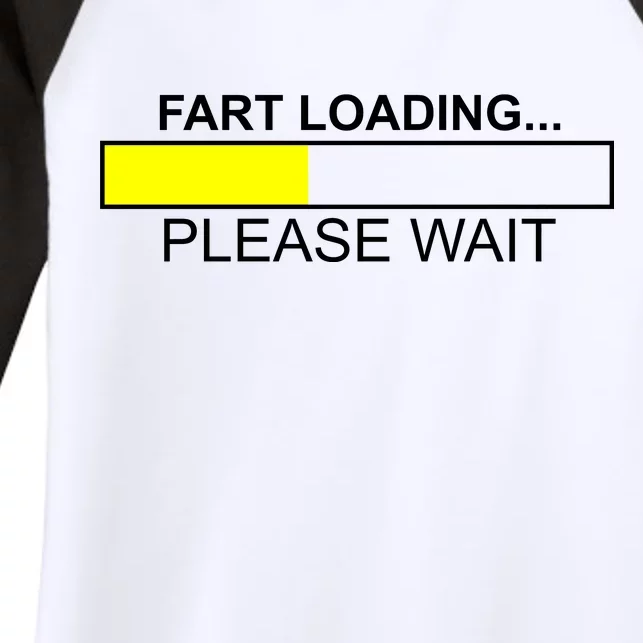 Fart Loading Women's Tri-Blend 3/4-Sleeve Raglan Shirt