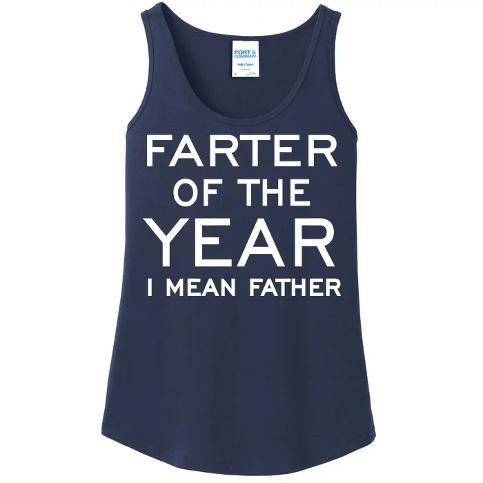 Farter Of The Year I Mean Father Ladies Essential Tank