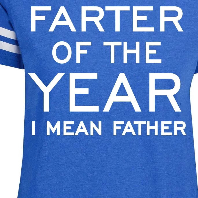 Farter Of The Year I Mean Father Enza Ladies Jersey Football T-Shirt