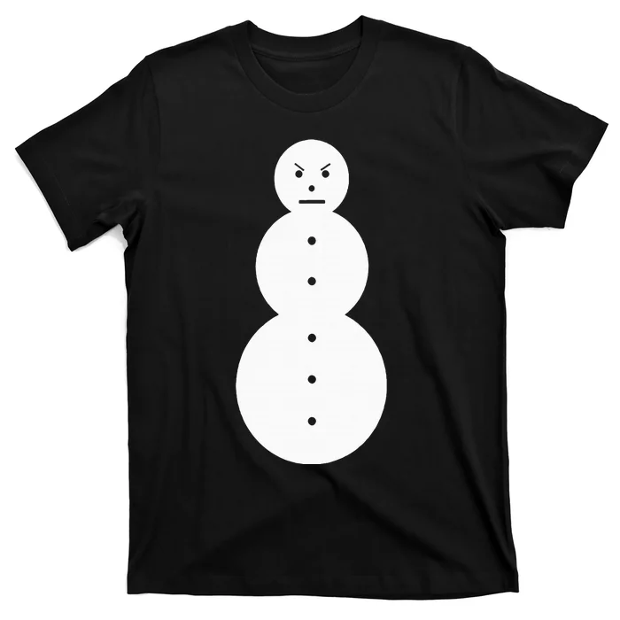 Funny Angry Snowman The Snowman T-Shirt