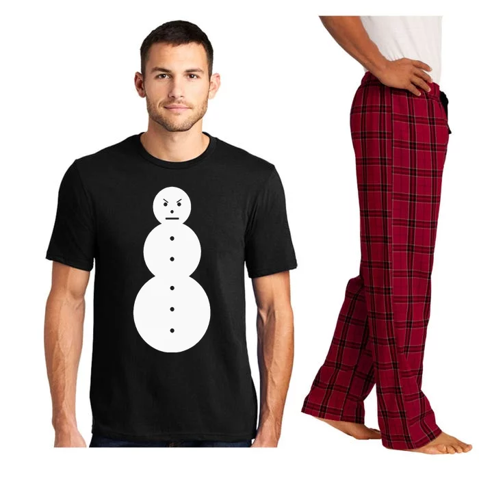 Funny Angry Snowman The Snowman Pajama Set