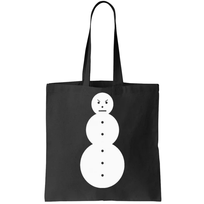 Funny Angry Snowman The Snowman Tote Bag