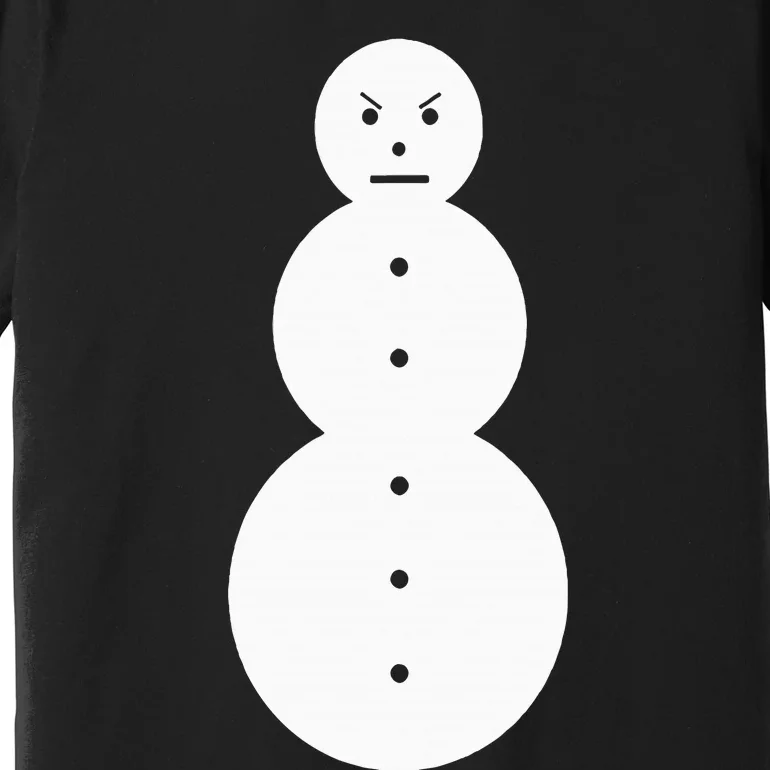 Funny Angry Snowman The Snowman Premium T-Shirt