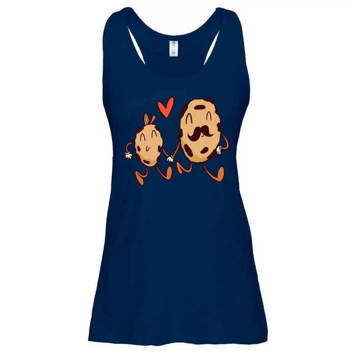 Father And Son Cookies Ladies Essential Flowy Tank