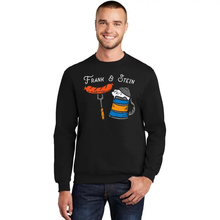 Frank And Stein Funny German Bavarian Oktoberfest Tall Sweatshirt