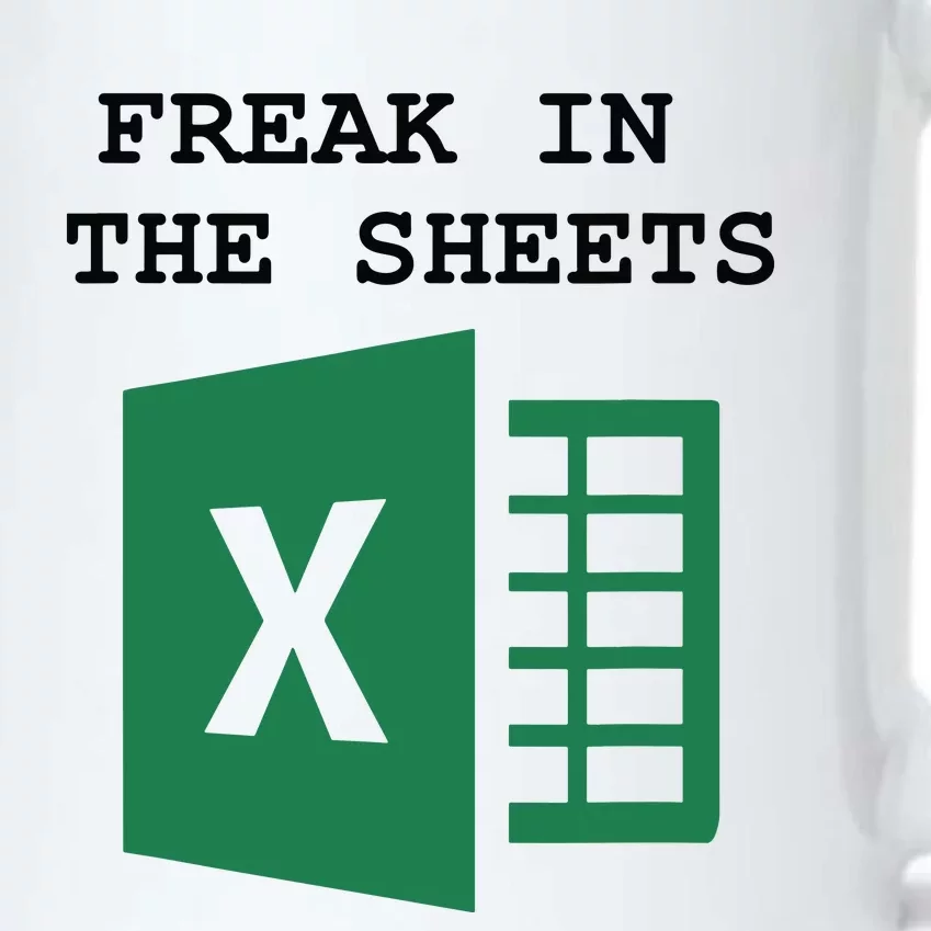 Funny Accountant Spreadsheet Freak In The Sheets Black Color Changing Mug