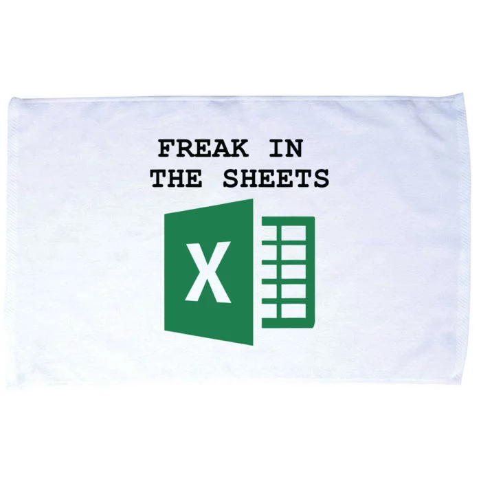 Funny Accountant Spreadsheet Freak In The Sheets Microfiber Hand Towel