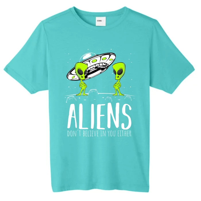 Funny Aliens Space Planets Stars Science Fans Lover ChromaSoft Performance T-Shirt