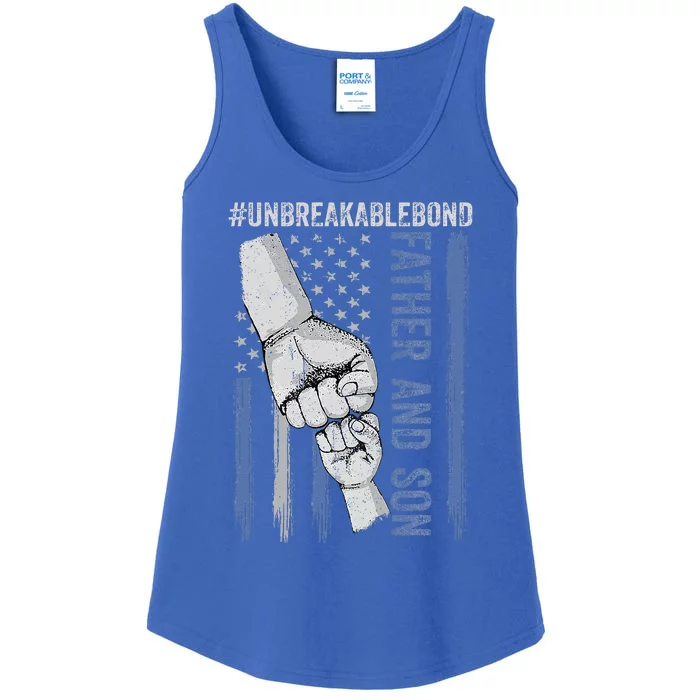 Father and Son Unbreakable Bond Father Day Gifts Ladies Essential Tank