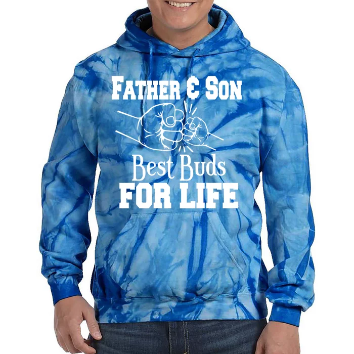 Father And Son Best Buds For Life Gift Tie Dye Hoodie