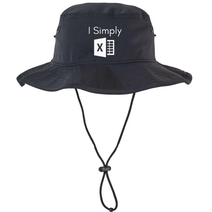 Funny Accountant Spreadsheet I Simply Excel Green Legacy Cool Fit Booney Bucket Hat