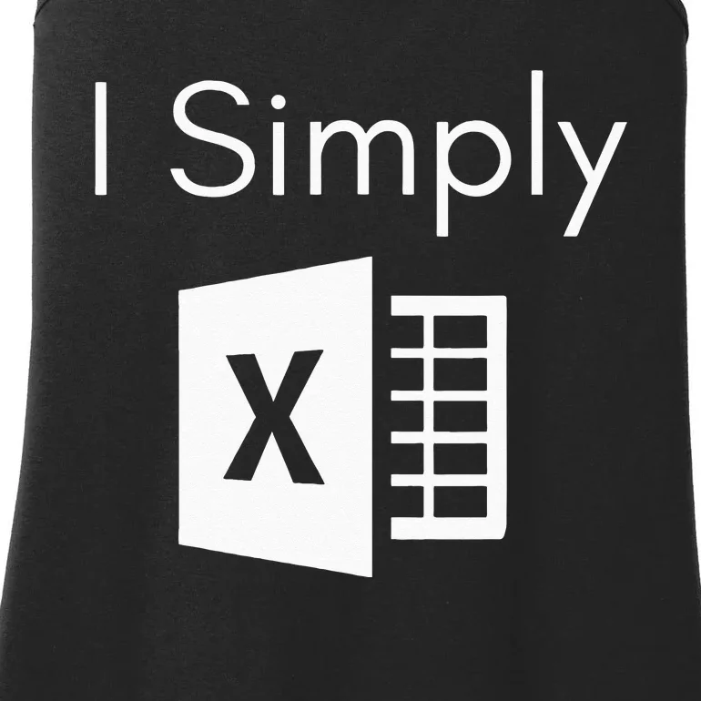 Funny Accountant Spreadsheet I Simply Excel Green Ladies Essential Tank