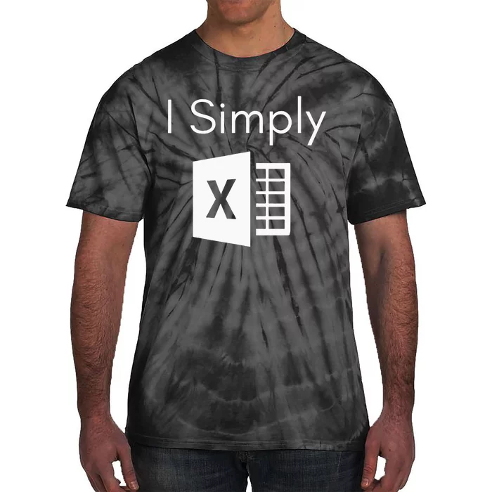 Funny Accountant Spreadsheet I Simply Excel Green Tie-Dye T-Shirt