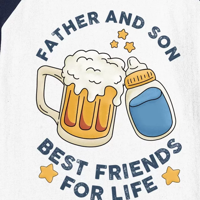 Father And Son Best Friends For Life Fathers Day Meaningful Gift Baseball Sleeve Shirt