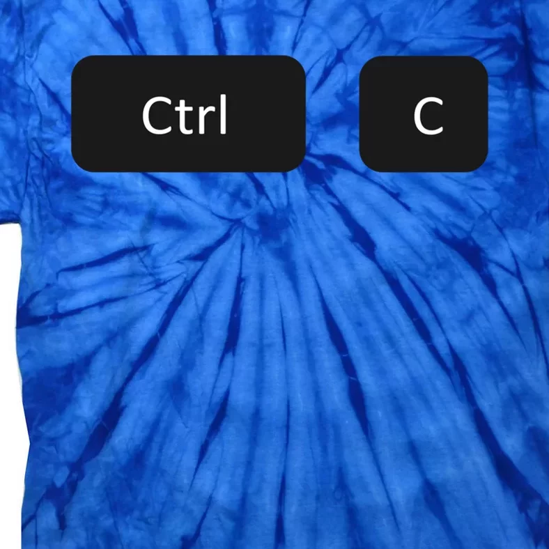 Father And Son Copy Paste Ctrl+c Ctrl+v Gift Tie-Dye T-Shirt