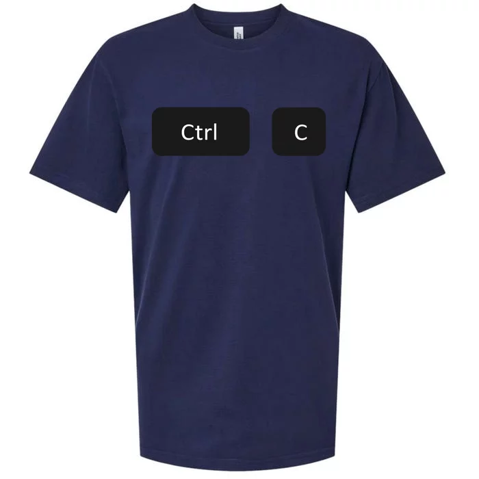 Father And Son Copy Paste Ctrl+c Ctrl+v Gift Sueded Cloud Jersey T-Shirt