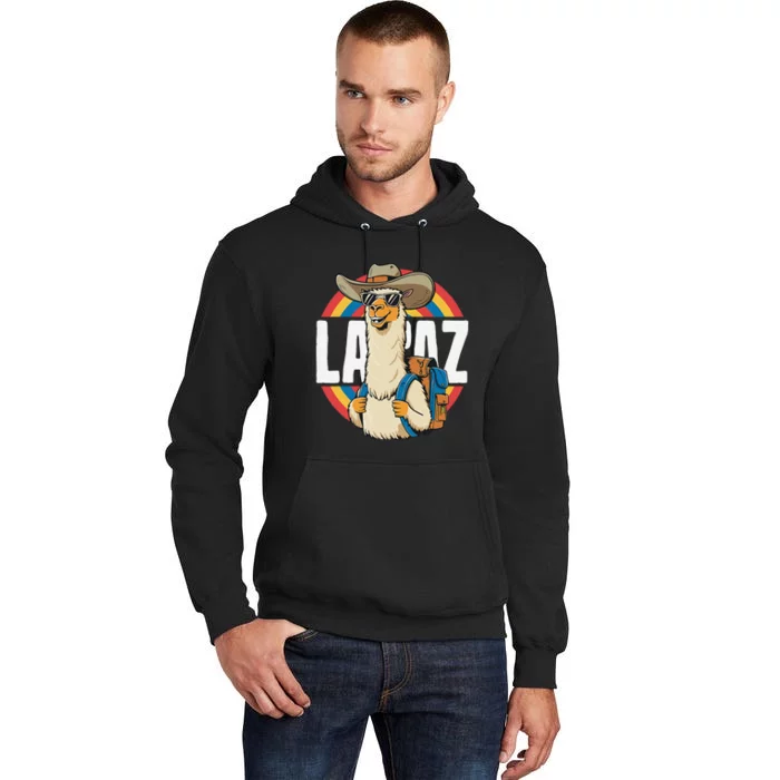 Funny Alpaca South America Traveler Bolivia La Paz Tall Hoodie