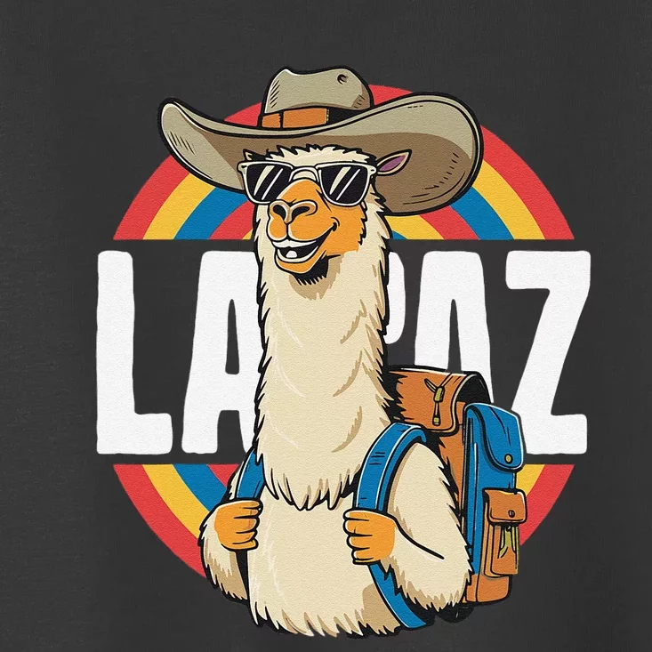 Funny Alpaca South America Traveler Bolivia La Paz Toddler T-Shirt