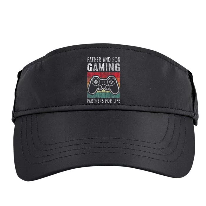 Father and Son Gaming Partners For Life Family Matching Adult Drive Performance Visor