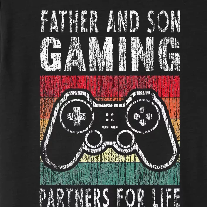 Father and Son Gaming Partners For Life Family Matching ChromaSoft Performance T-Shirt