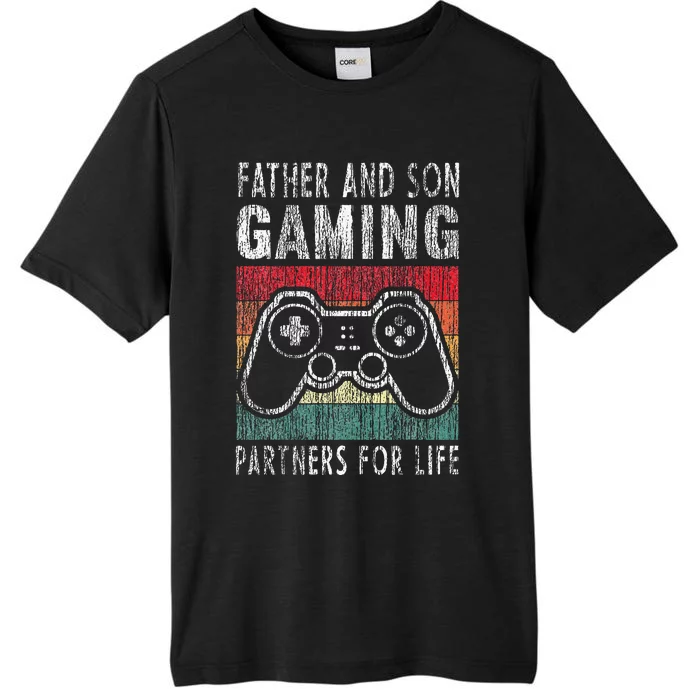 Father and Son Gaming Partners For Life Family Matching ChromaSoft Performance T-Shirt