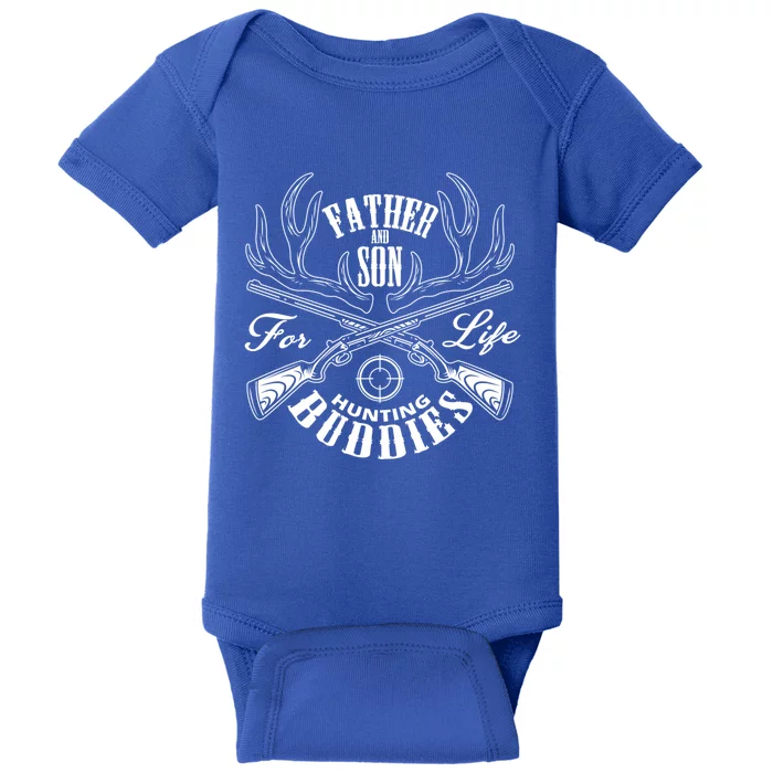 Father And Son Hunting Buddies Fathers Day Hunter Cool Gift Baby Bodysuit