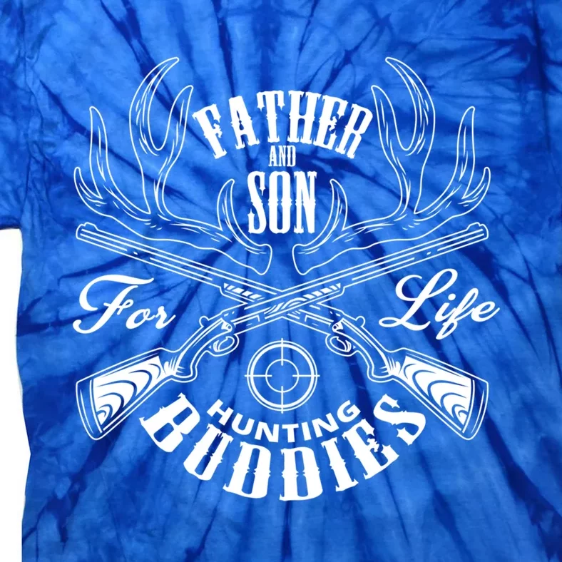 Father And Son Hunting Buddies Fathers Day Hunter Cool Gift Tie-Dye T-Shirt