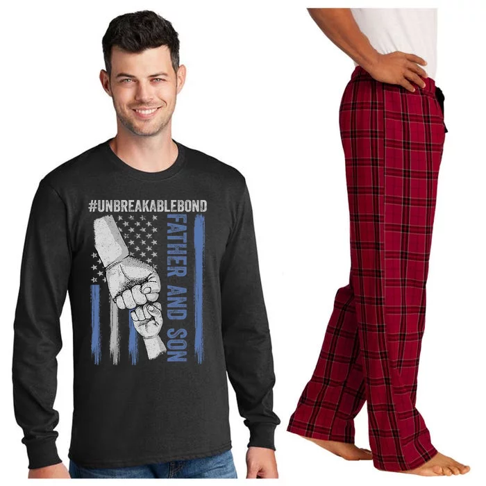 Father And Son Unbreakable Bond Father Day Gifts Long Sleeve Pajama Set