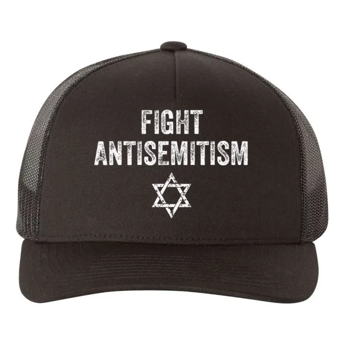 Fight Antisemitism Stop The Hate Jewish Pride Yupoong Adult 5-Panel Trucker Hat