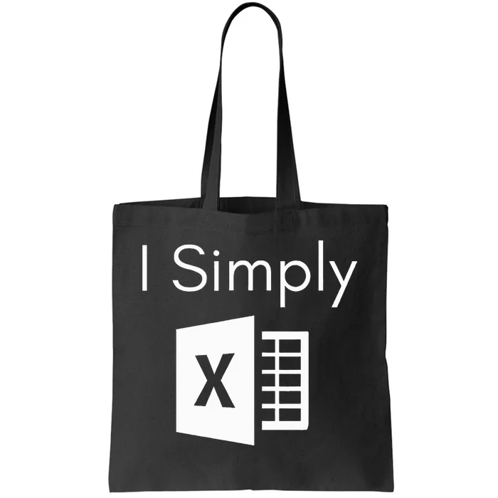 Funny Accountant Spreadsheet I Simply Excel Green Tote Bag