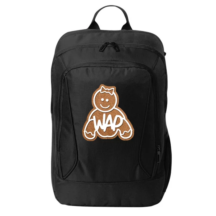 Funny Adult Sex Joke Wap Naughty Gingerbread Christmas Holiday Matching Couple City Backpack