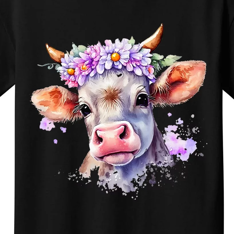 Funny A Sweet Cow Kids T-Shirt