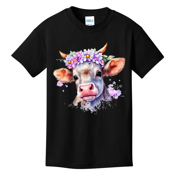 Funny A Sweet Cow Kids T-Shirt