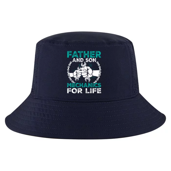 Father And Son Mechanics For Life Gift Cool Comfort Performance Bucket Hat